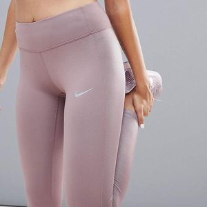 Nike Running Power Leggings - Smokey Mauve